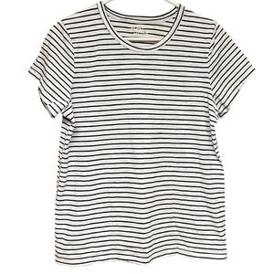 Time and Tru Striped Tee Size Medium